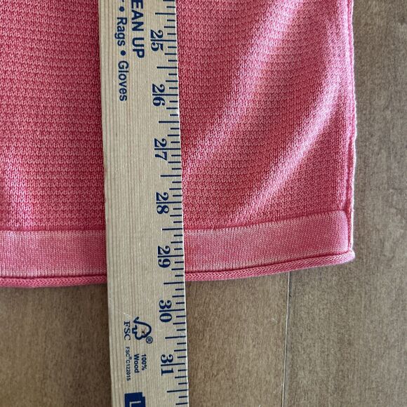 Tommy Bahama Reversible Sweater Small Petite V-Neck Pullover Coral Orange SP - Picture 11 of 13